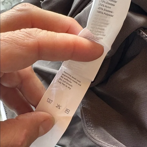 Fabletics Sport Short Onesie Charcoal Romper Women’s size Medium. - Picture 16 of 16